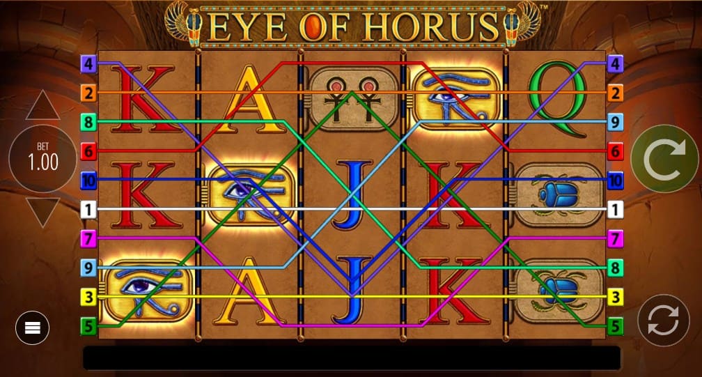 Игровой автомат Eye Of Horus в франк казино